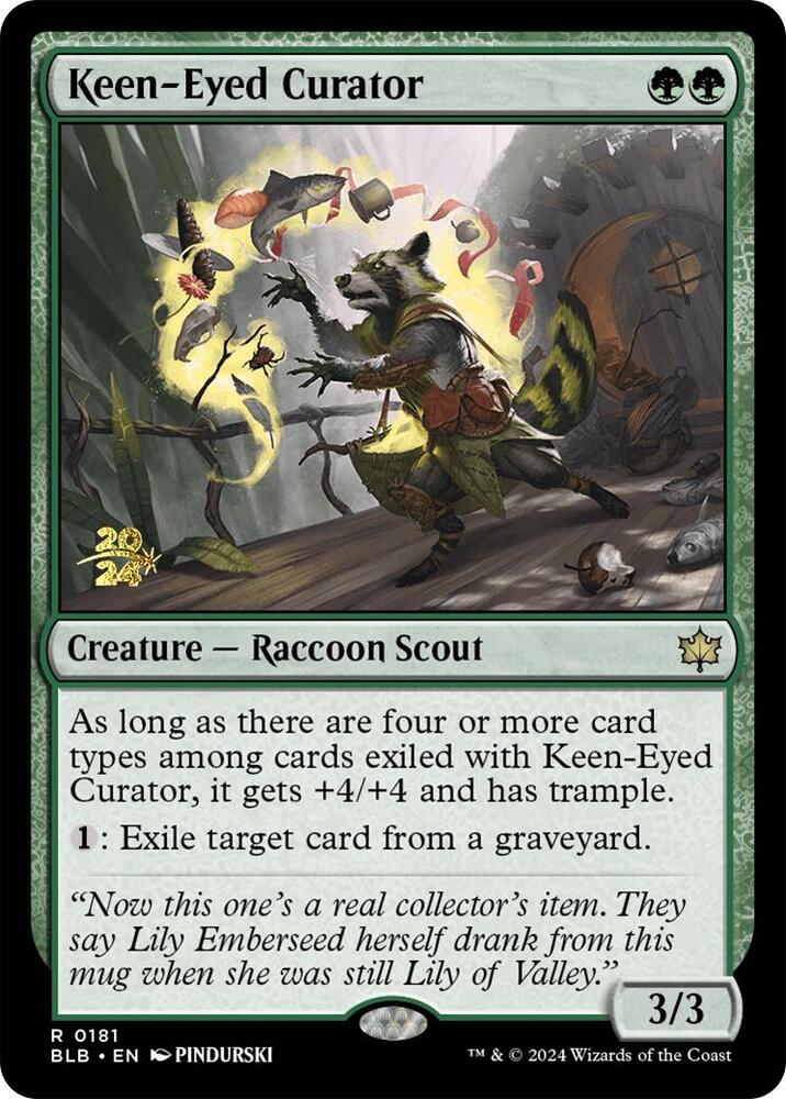 Keen-Eyed Curator (181) [Prerelease Cards]
