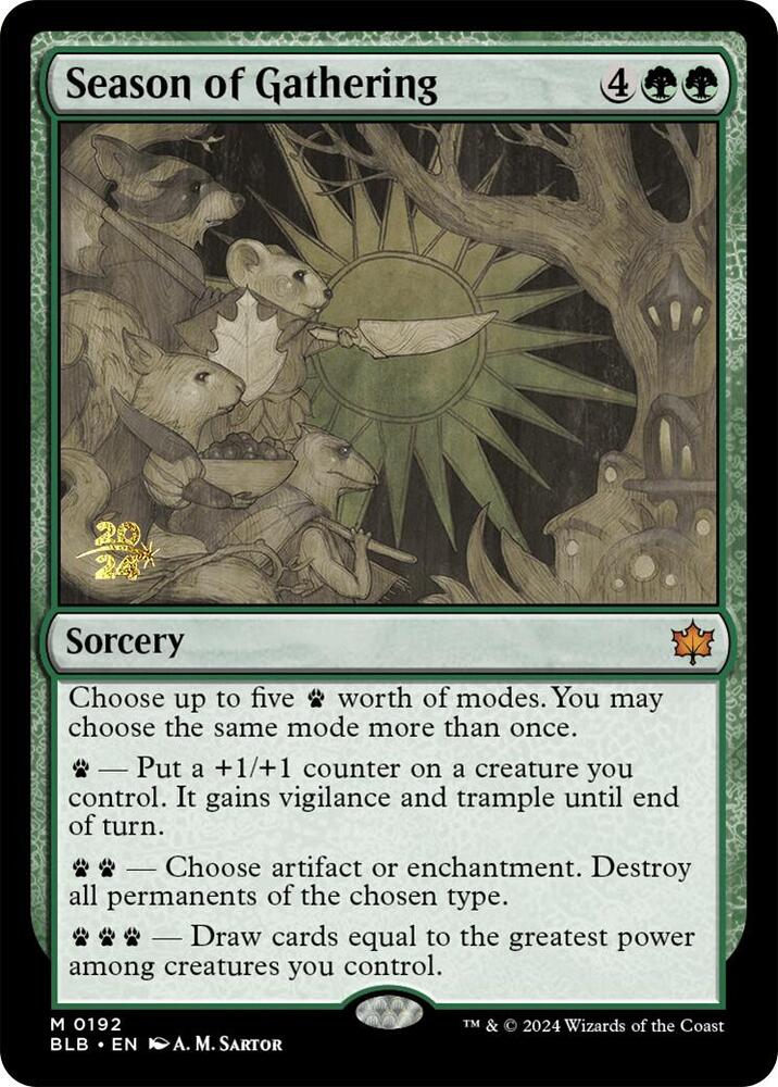 Season of Gathering (192) [Prerelease Cards]