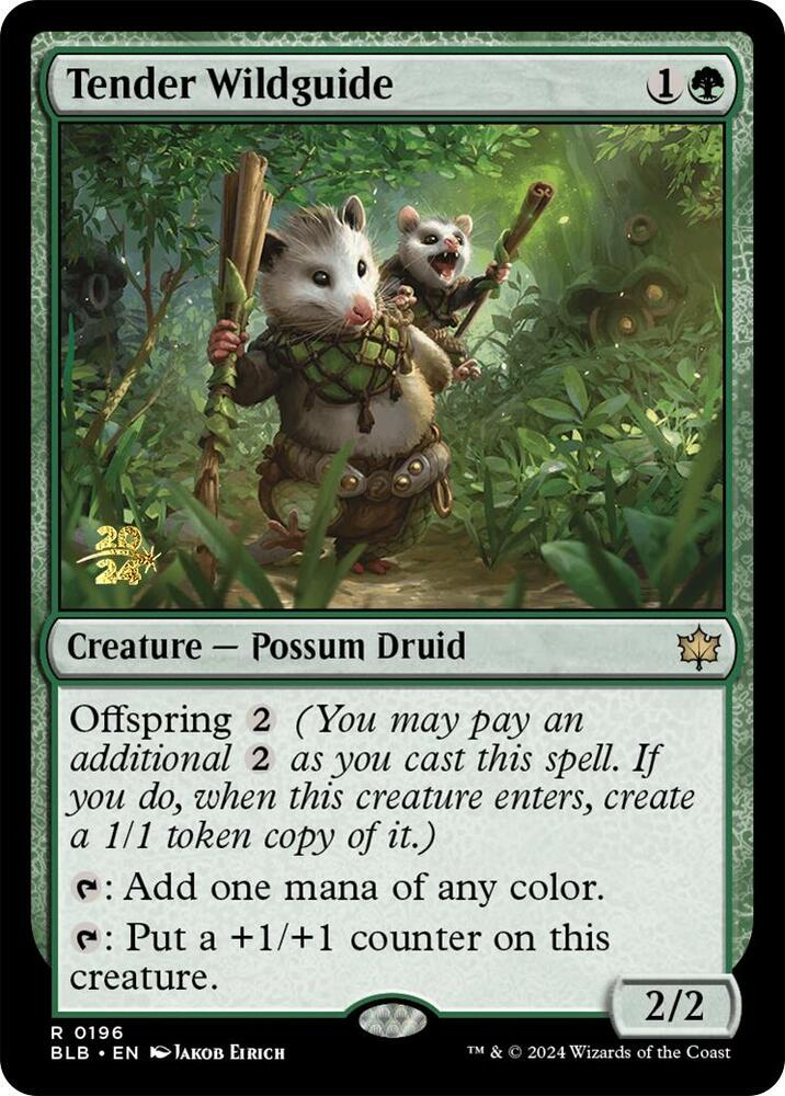 Tender Wildguide (196) [Prerelease Cards]