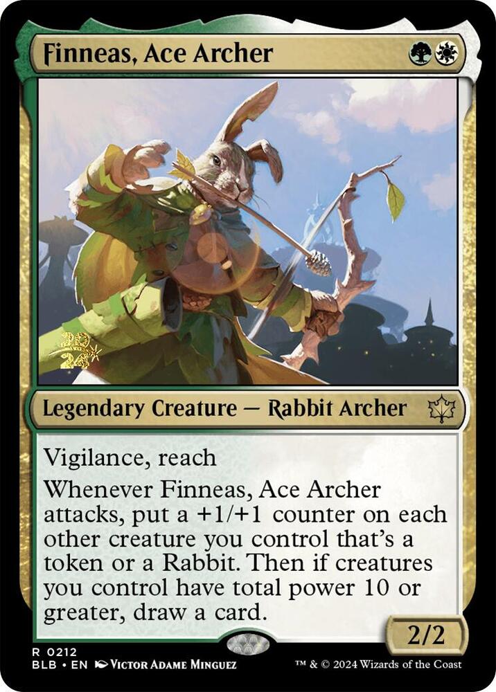 Finneas, Ace Archer (212) [Prerelease Cards]