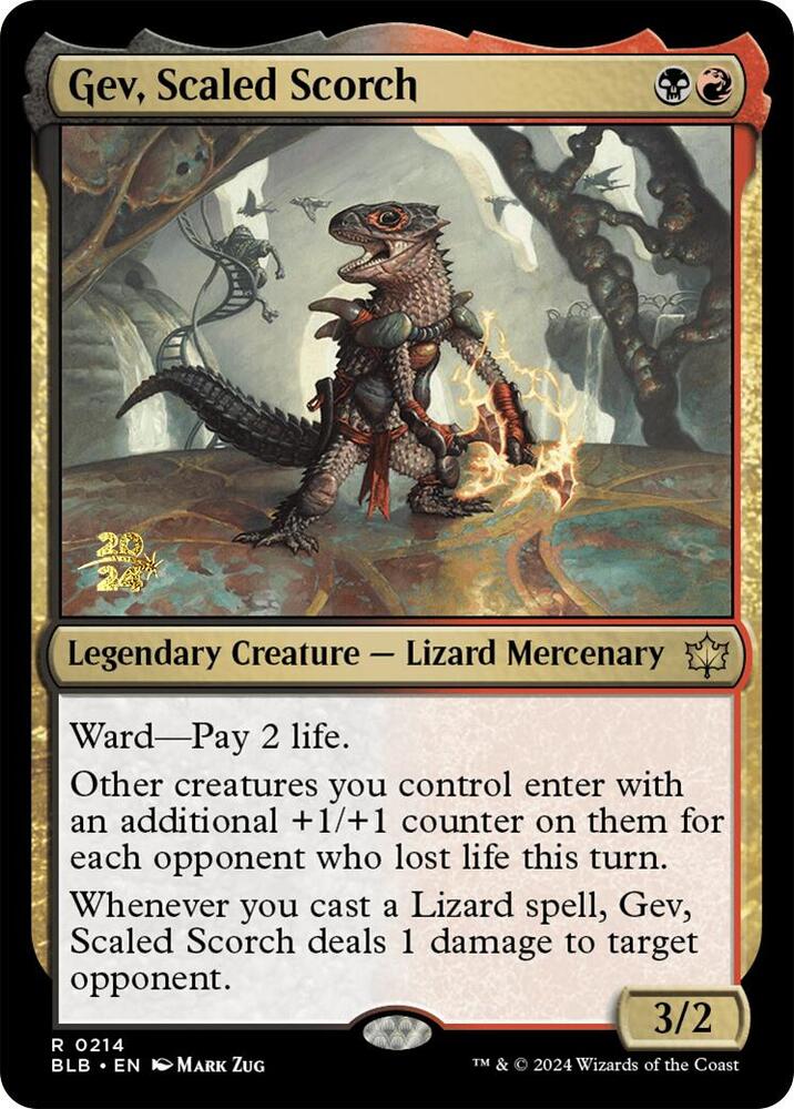 Gev, Scaled Scorch (214) [Prerelease Cards]