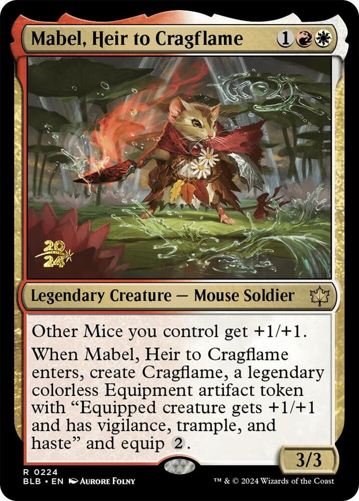 Mabel, Heir to Cragflame (224) [Prerelease Cards]