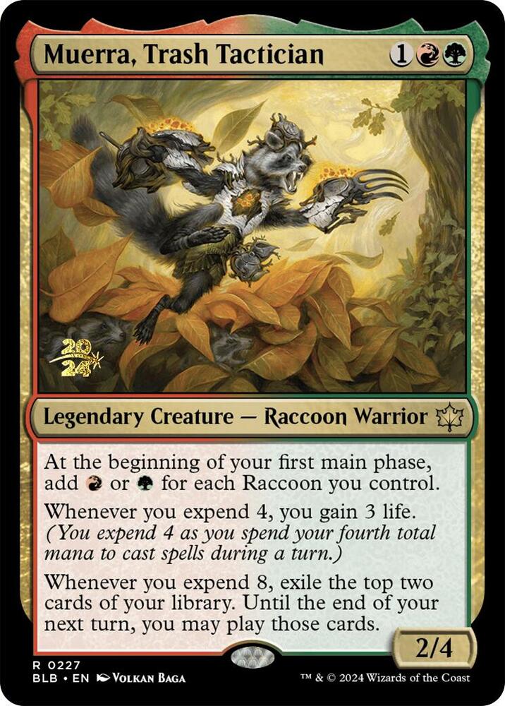 Muerra, Trash Tactician (227) [Prerelease Cards]