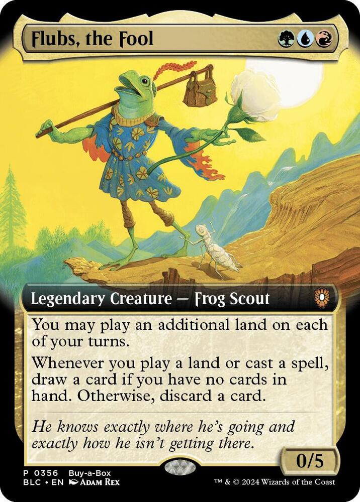 Flubs, the Fool (Extended Art) (356) [Buy-A-Box Promos]