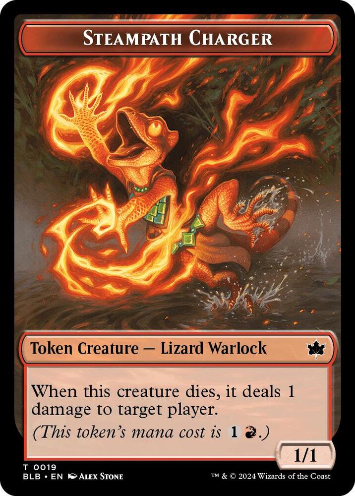 Steampath Charger Token (19) [Bloomburrow]