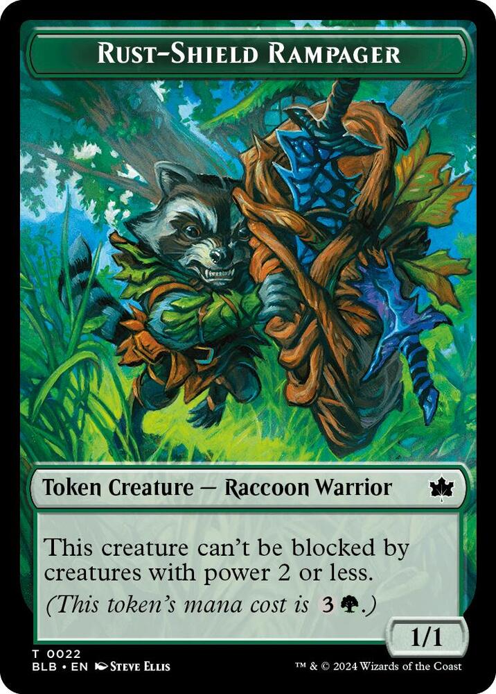 Rust-Shield Rampager Token (22) [Bloomburrow]