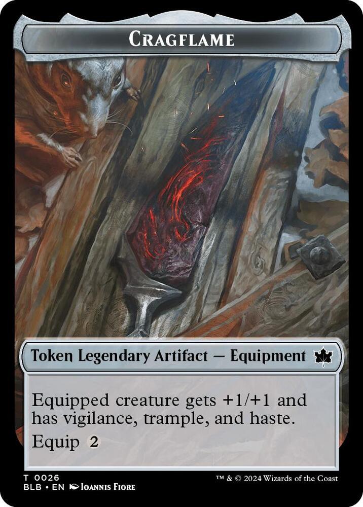 Cragflame Token (26) [Bloomburrow]