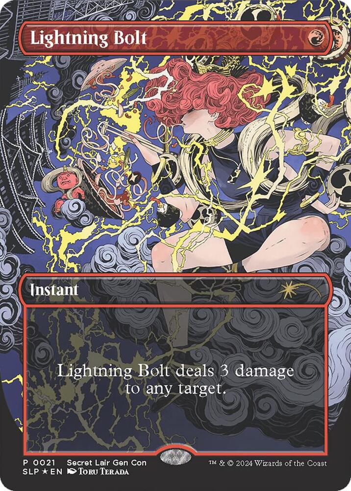 Lightning Bolt (21) [Secret Lair Showdown]