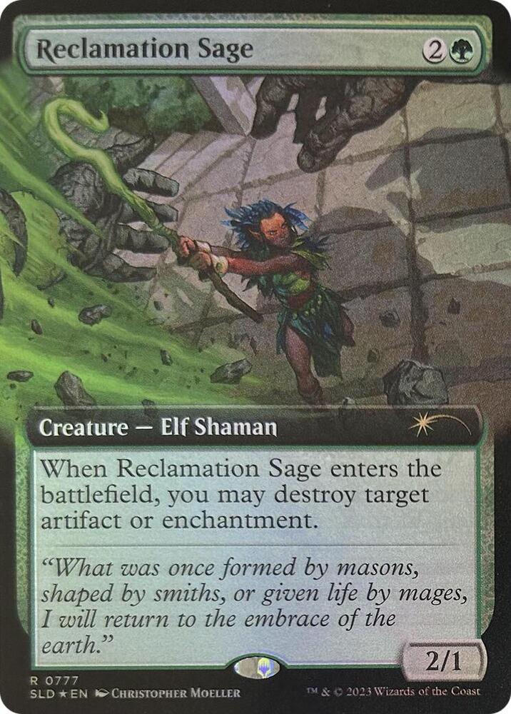 Reclamation Sage (Extended Art) (777) [Secret Lair Drop]