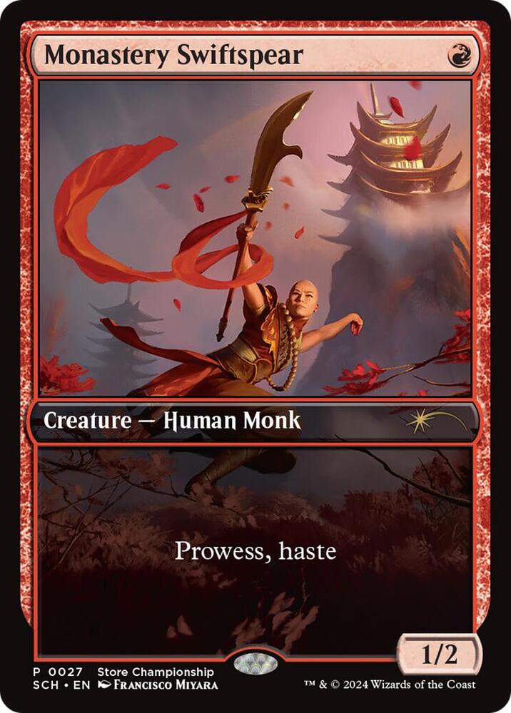 Monastery Swiftspear (27) [Game Day Promos]