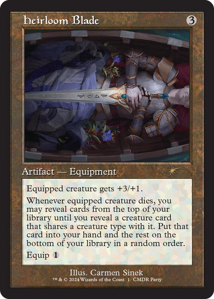 Heirloom Blade (Retro Frame) (1) [WPN & Gateway Promos]