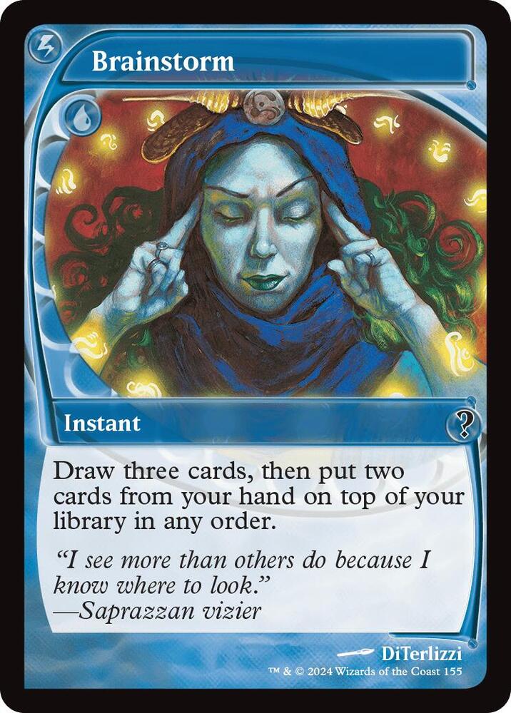 Brainstorm (Future Sight) (155) [Mystery Booster 2]