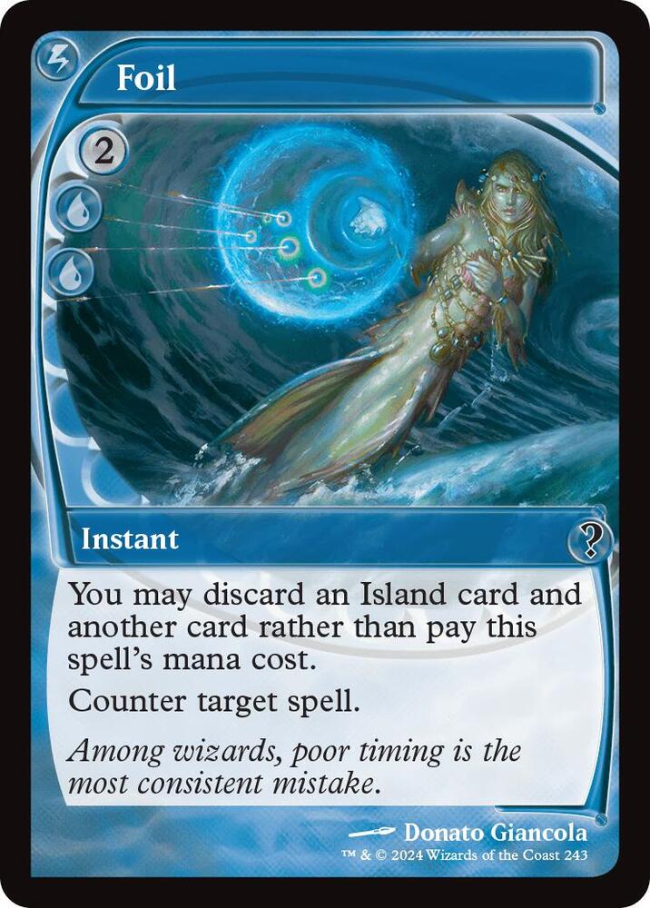 Foil (Future Sight) (243) [Mystery Booster 2]