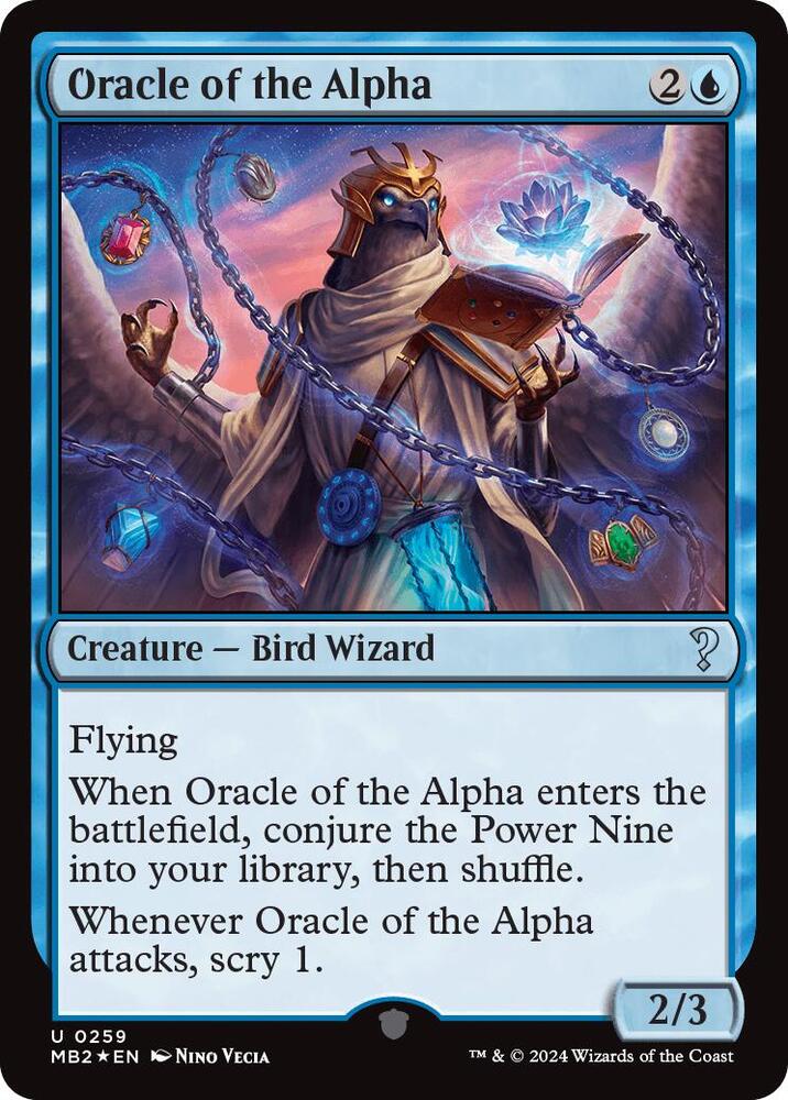 Oracle of the Alpha (259) [Mystery Booster 2]