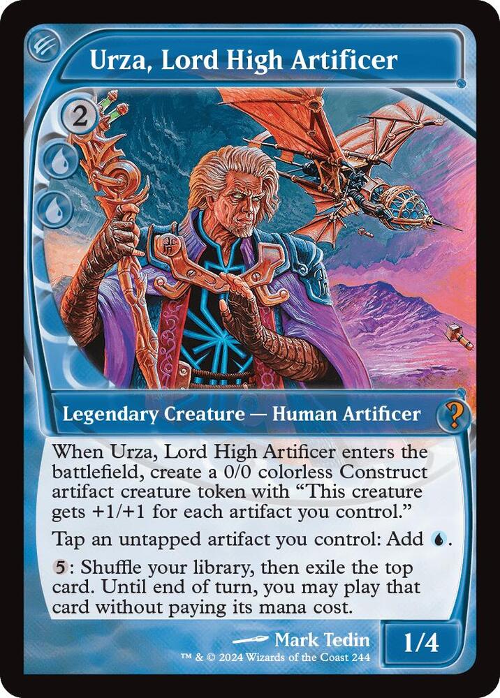 Urza, Lord High Artificer (Future Sight) (244) [Mystery Booster 2]