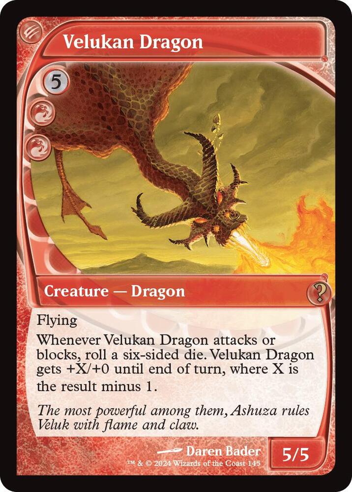 Velukan Dragon (Future Sight) (145) [Mystery Booster 2]
