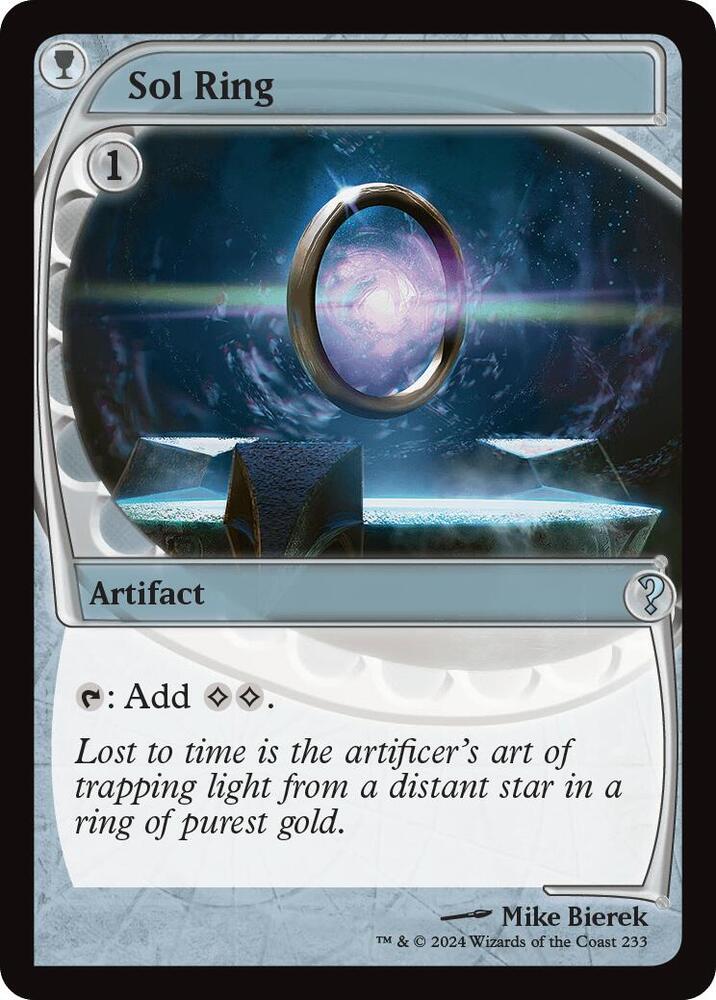 Sol Ring (Future Sight) (233) [Mystery Booster 2]