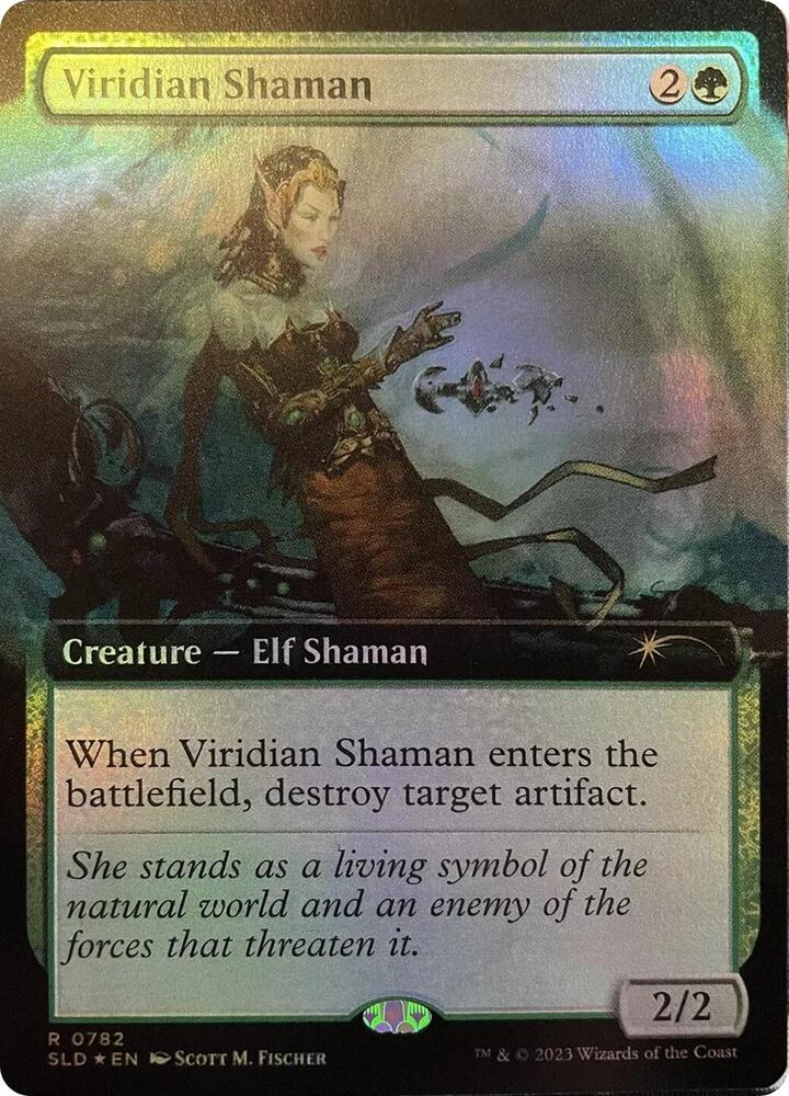 Viridian Shaman (Extended Art) (782) [Secret Lair Drop]