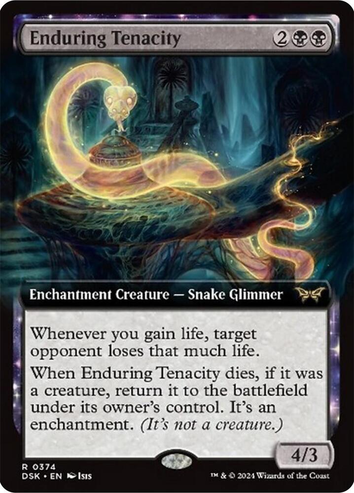 Enduring Tenacity (Extended Art) (374) [Duskmourn: House of Horror]