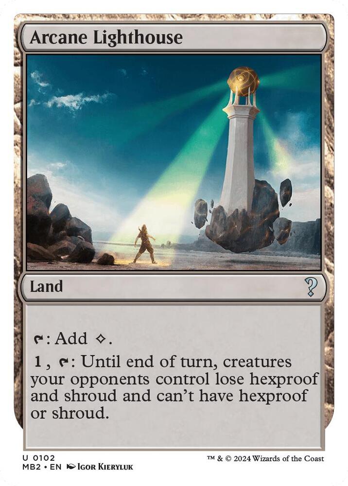 Arcane Lighthouse (White Border) (102) [Mystery Booster 2]