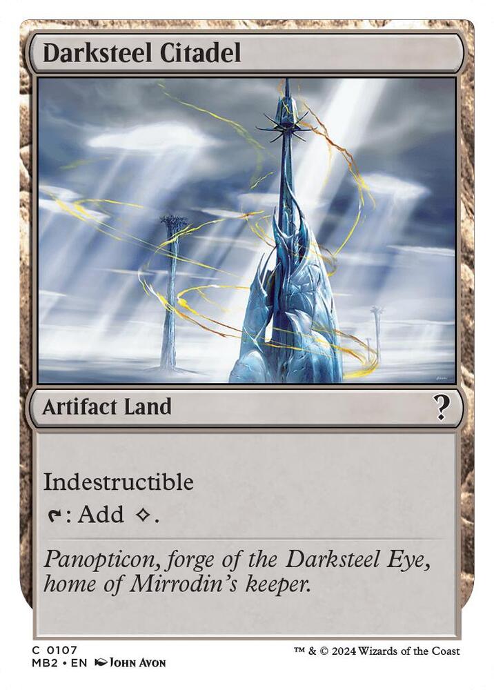 Darksteel Citadel (White Border) (107) [Mystery Booster 2]