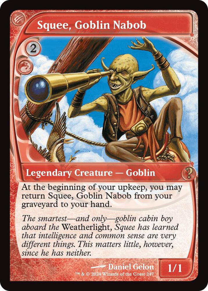 Squee, Goblin Nabob (Future Sight) (247) [Mystery Booster 2]