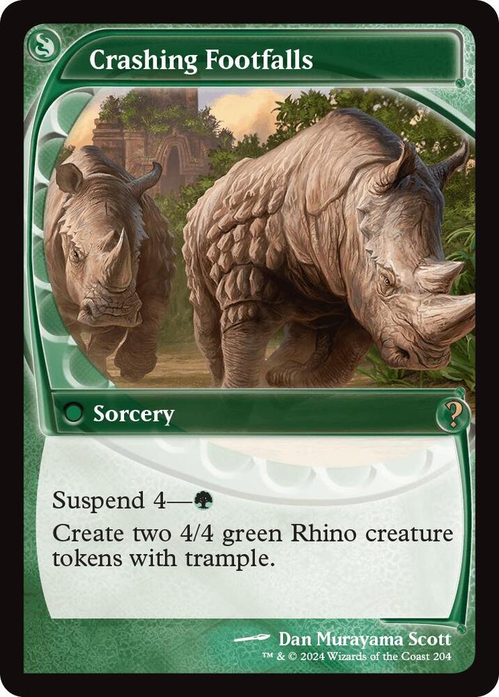 Crashing Footfalls (Future Sight) (204) [Mystery Booster 2]