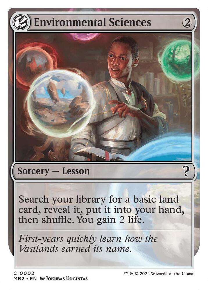 Environmental Sciences (White Border) (2) [Mystery Booster 2]
