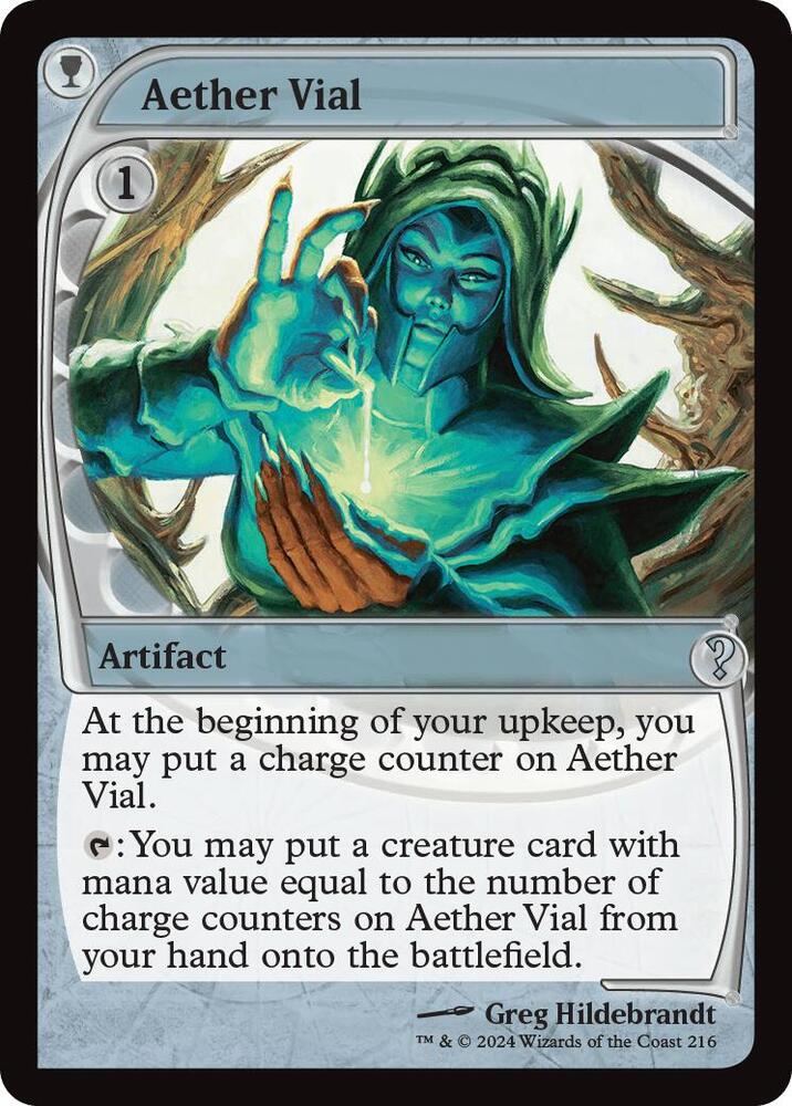 Aether Vial (Future Sight) (216) [Mystery Booster 2]