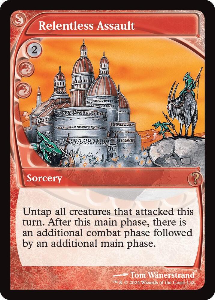 Relentless Assault (Future Sight) (132) [Mystery Booster 2]