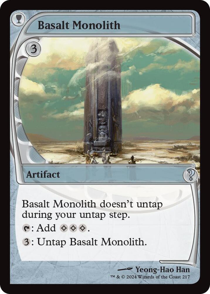 Basalt Monolith (Future Sight) (217) [Mystery Booster 2]