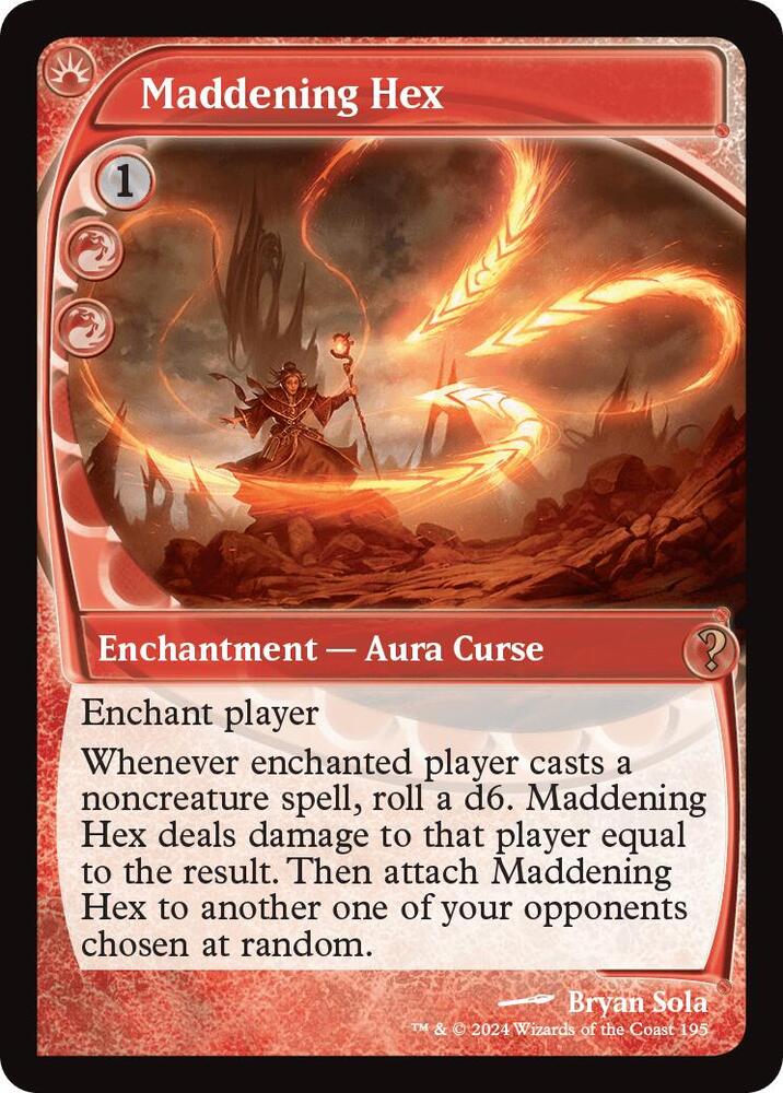 Maddening Hex (Future Sight) (195) [Mystery Booster 2]