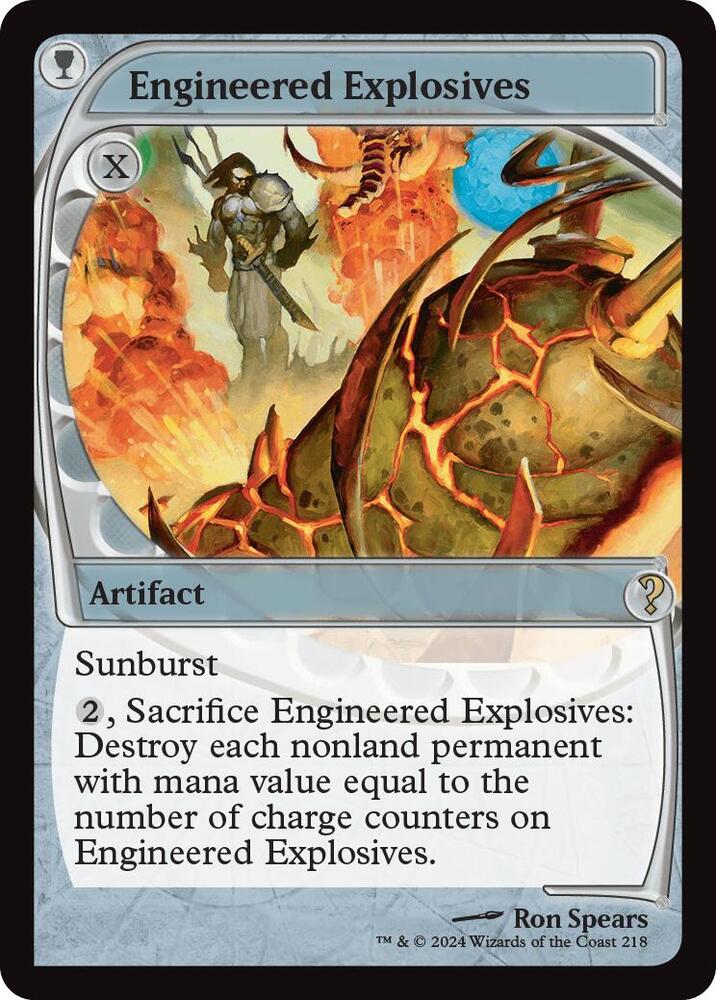 Engineered Explosives (Future Sight) (218) [Mystery Booster 2]