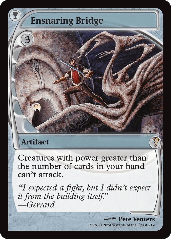 Ensnaring Bridge (Future Sight) (219) [Mystery Booster 2]