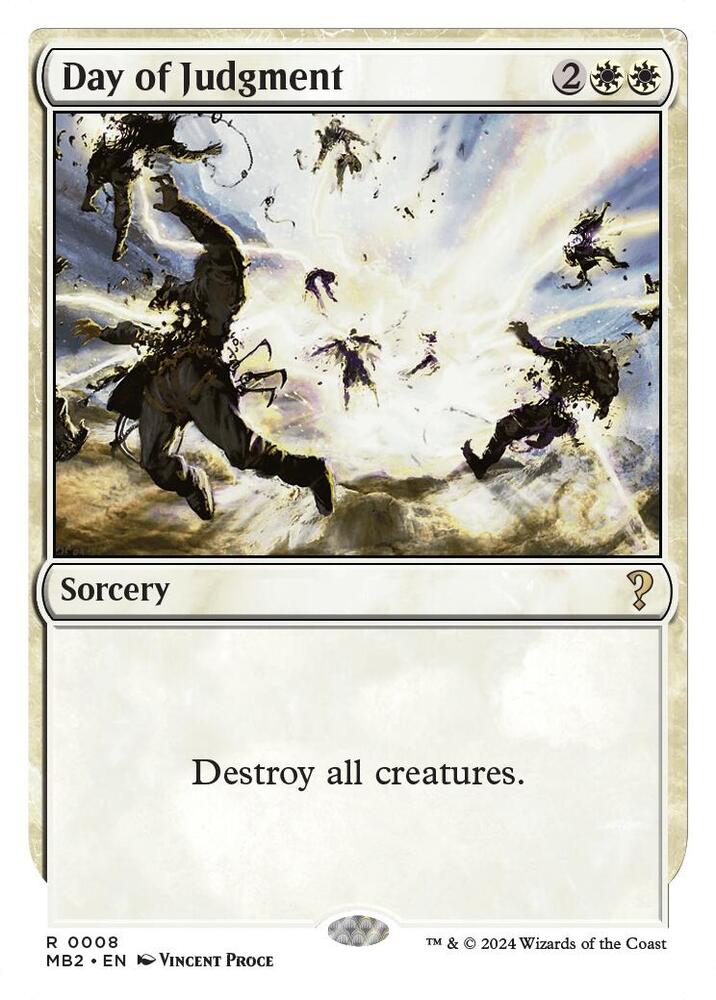 Day of Judgment (White Border) (8) [Mystery Booster 2]