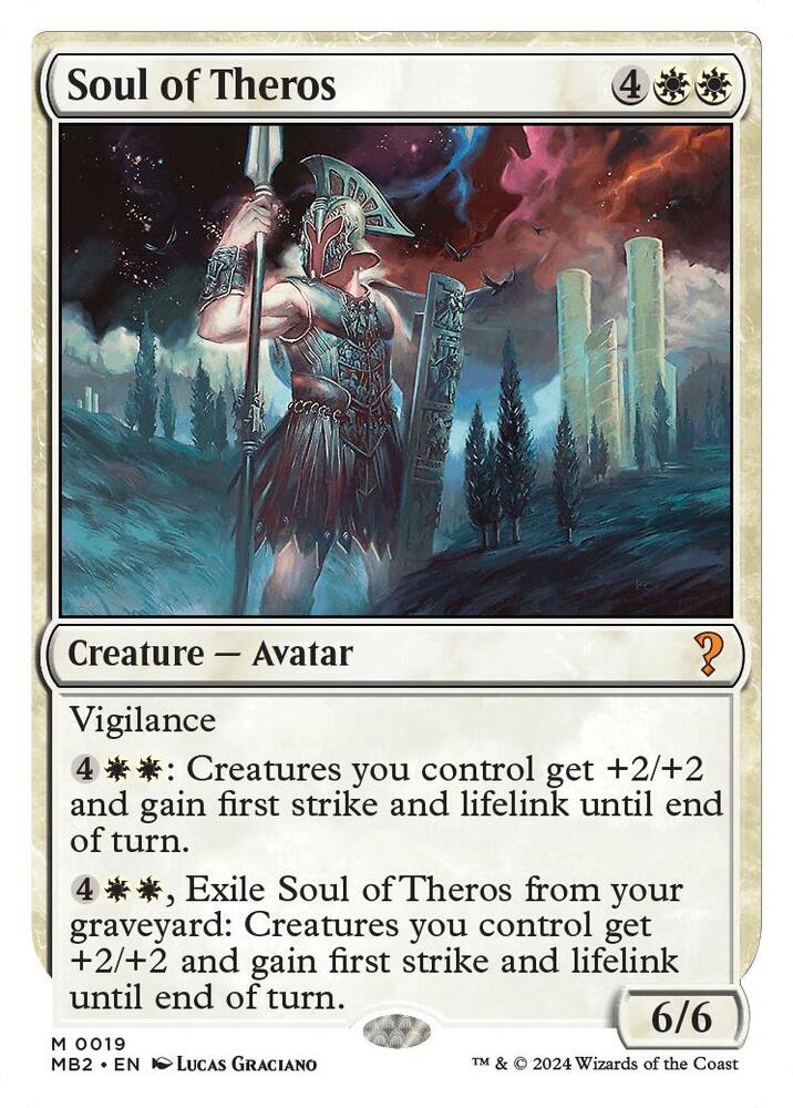 Soul of Theros (White Border) (19) [Mystery Booster 2]