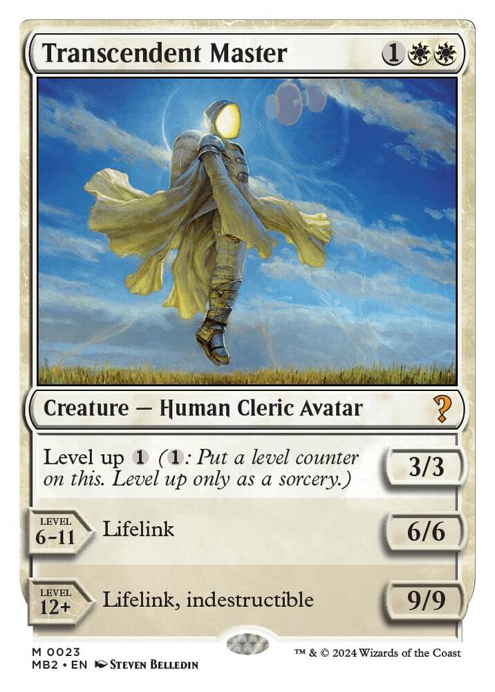 Transcendent Master (White Border) (23) [Mystery Booster 2]