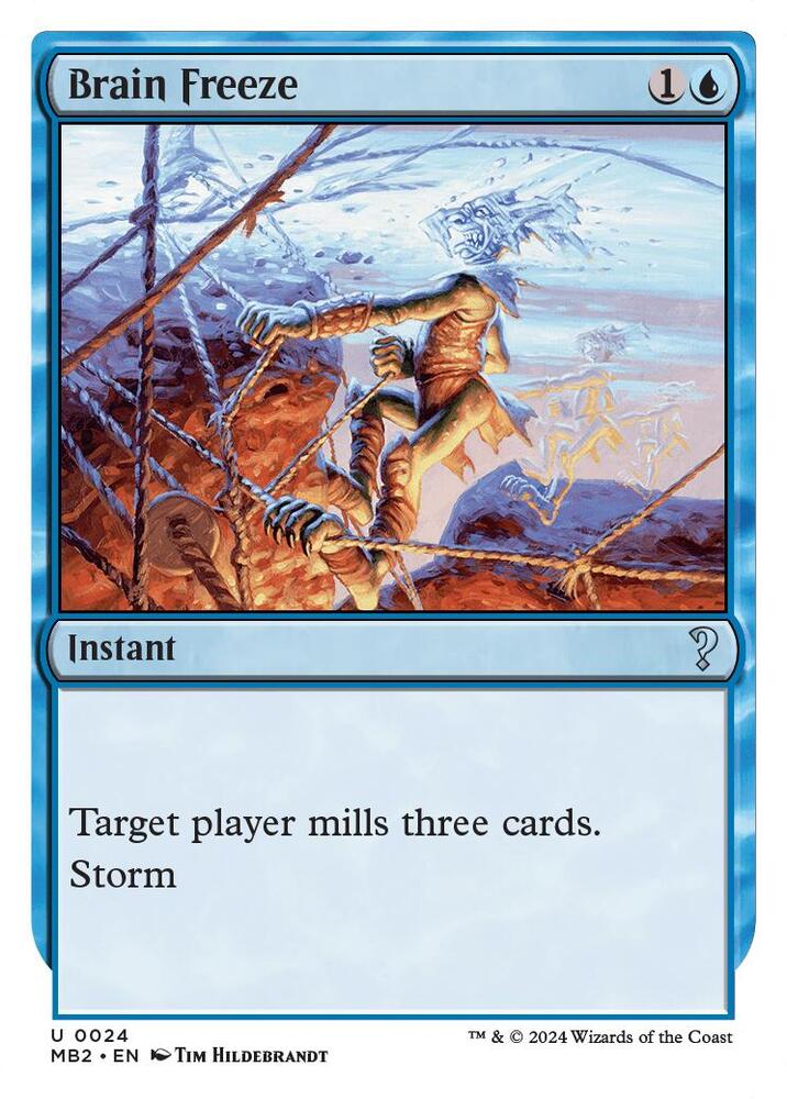 Brain Freeze (White Border) (24) [Mystery Booster 2]