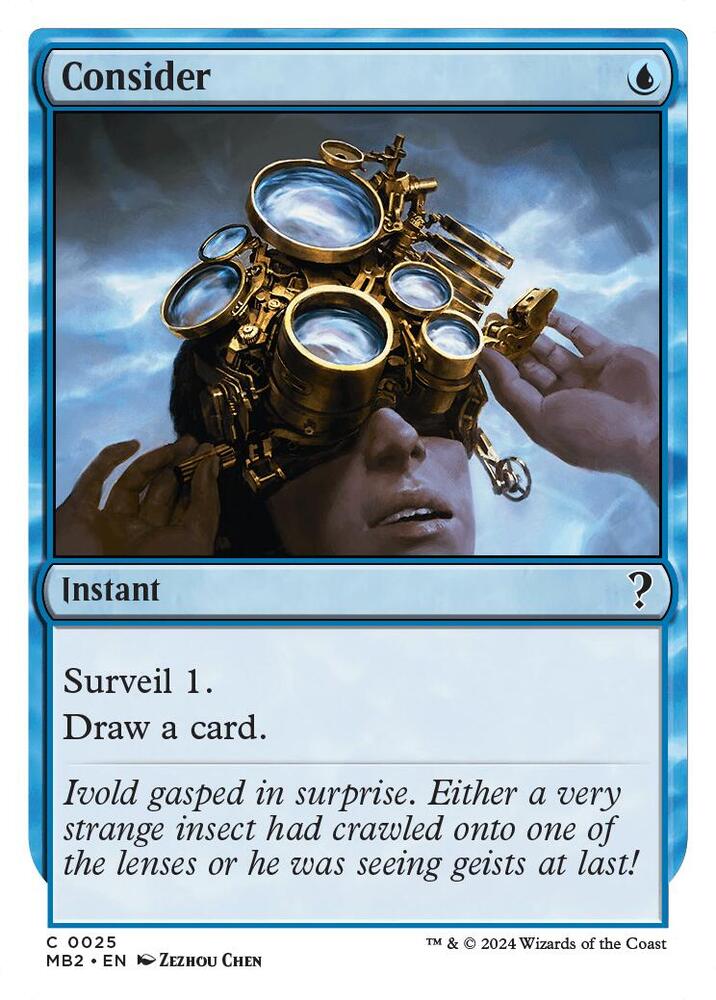 Consider (White Border) (25) [Mystery Booster 2]