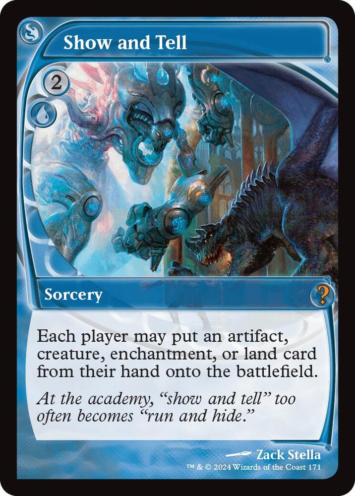 Show and Tell (Future Sight) (171) [Mystery Booster 2]