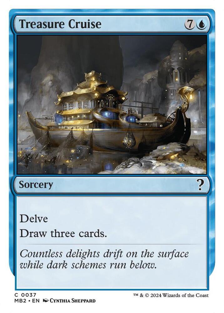 Treasure Cruise (White Border) (37) [Mystery Booster 2]
