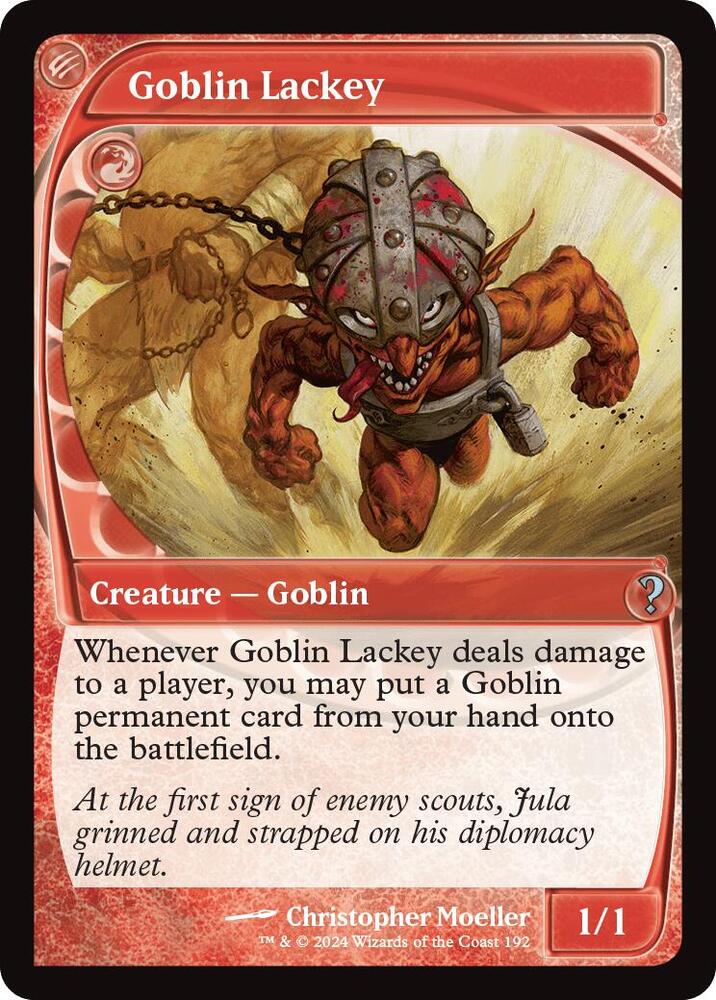 Goblin Lackey (Future Sight) (192) [Mystery Booster 2]