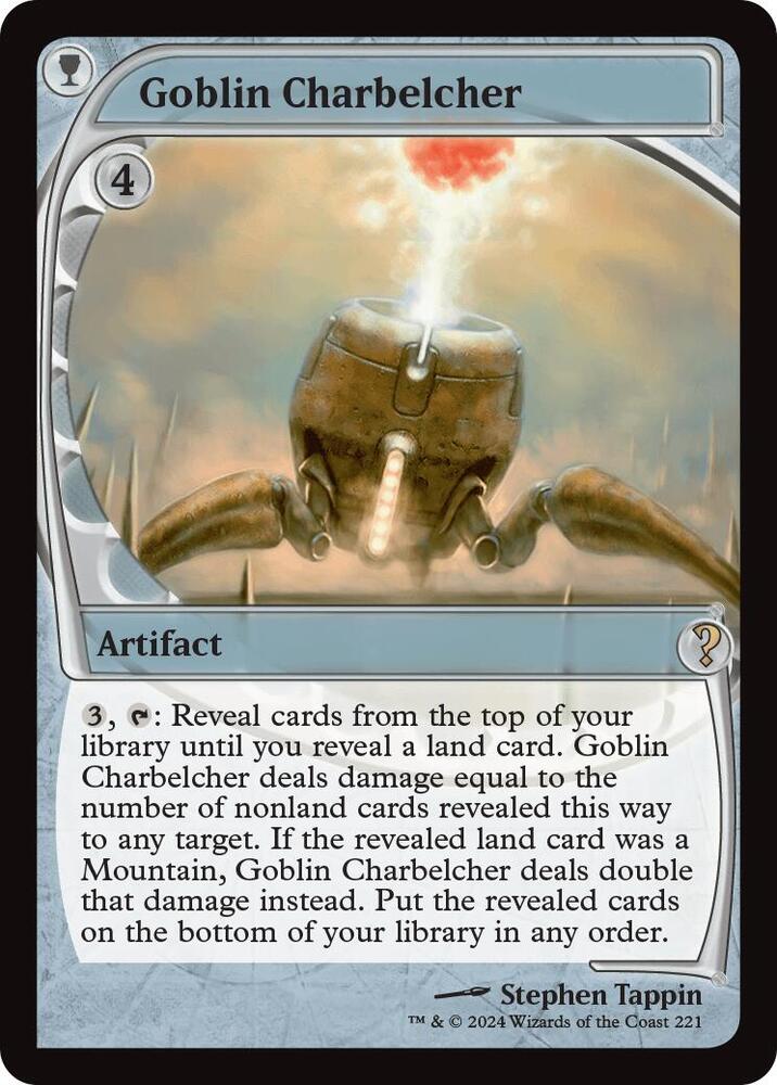 Goblin Charbelcher (Future Sight) (221) [Mystery Booster 2]