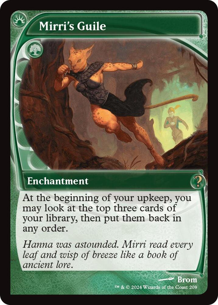 Mirri's Guile (Future Sight) (209) [Mystery Booster 2]