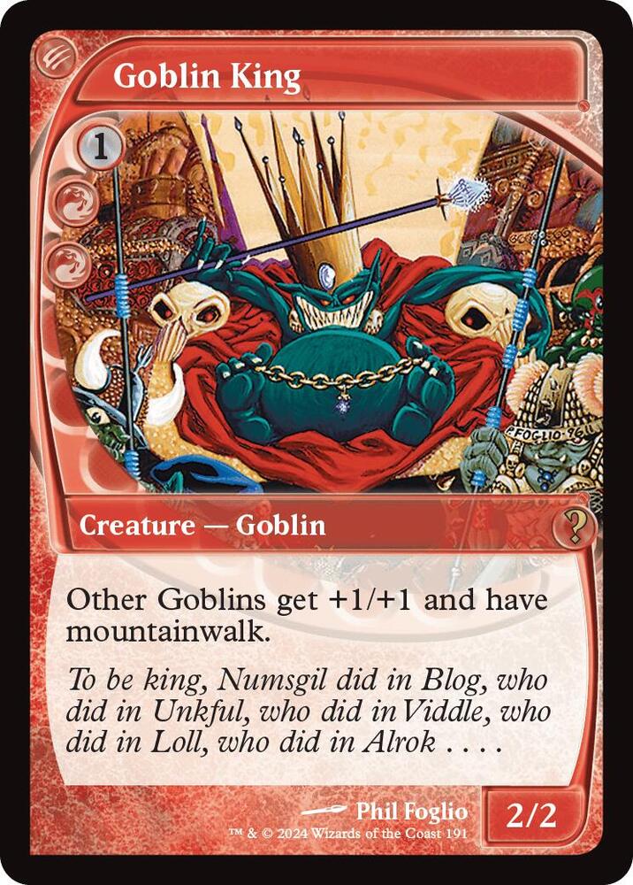 Goblin King (Future Sight) (191) [Mystery Booster 2]
