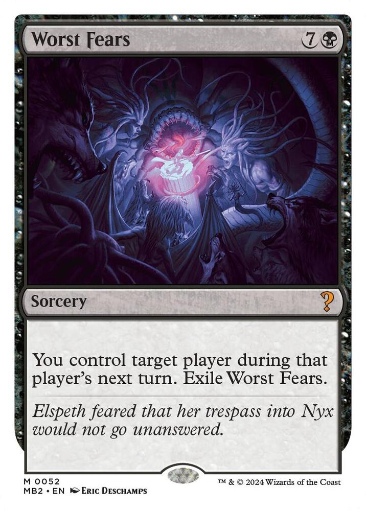 Worst Fears (White Border) (52) [Mystery Booster 2]