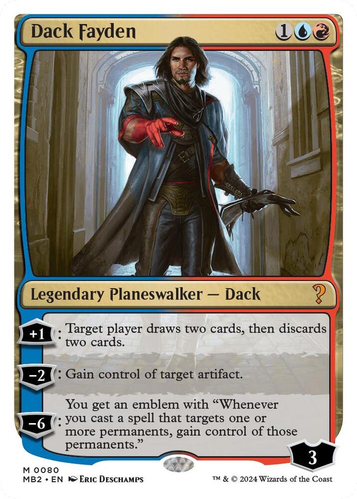 Dack Fayden (White Border) (80) [Mystery Booster 2]