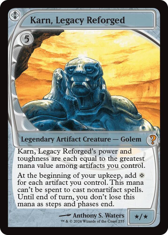 Karn, Legacy Reforged (Future Sight) (255) [Mystery Booster 2]