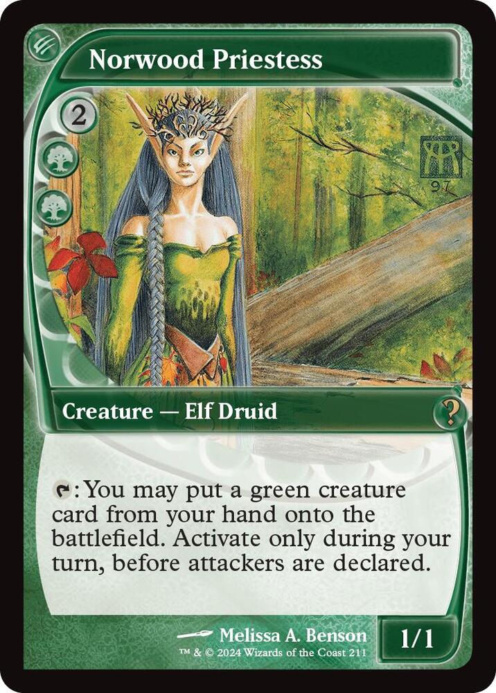 Norwood Priestess (Future Sight) (211) [Mystery Booster 2]