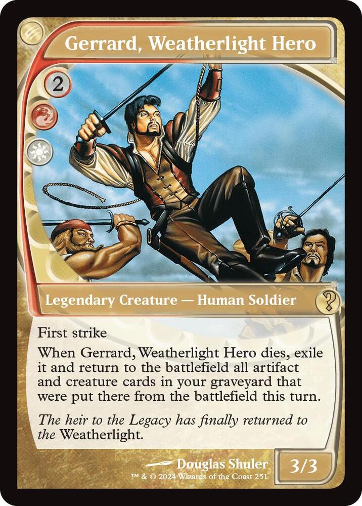 Gerrard, Weatherlight Hero (Future Sight) (251) [Mystery Booster 2]